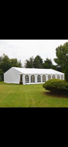 Gala tent 4x12m - tent, white